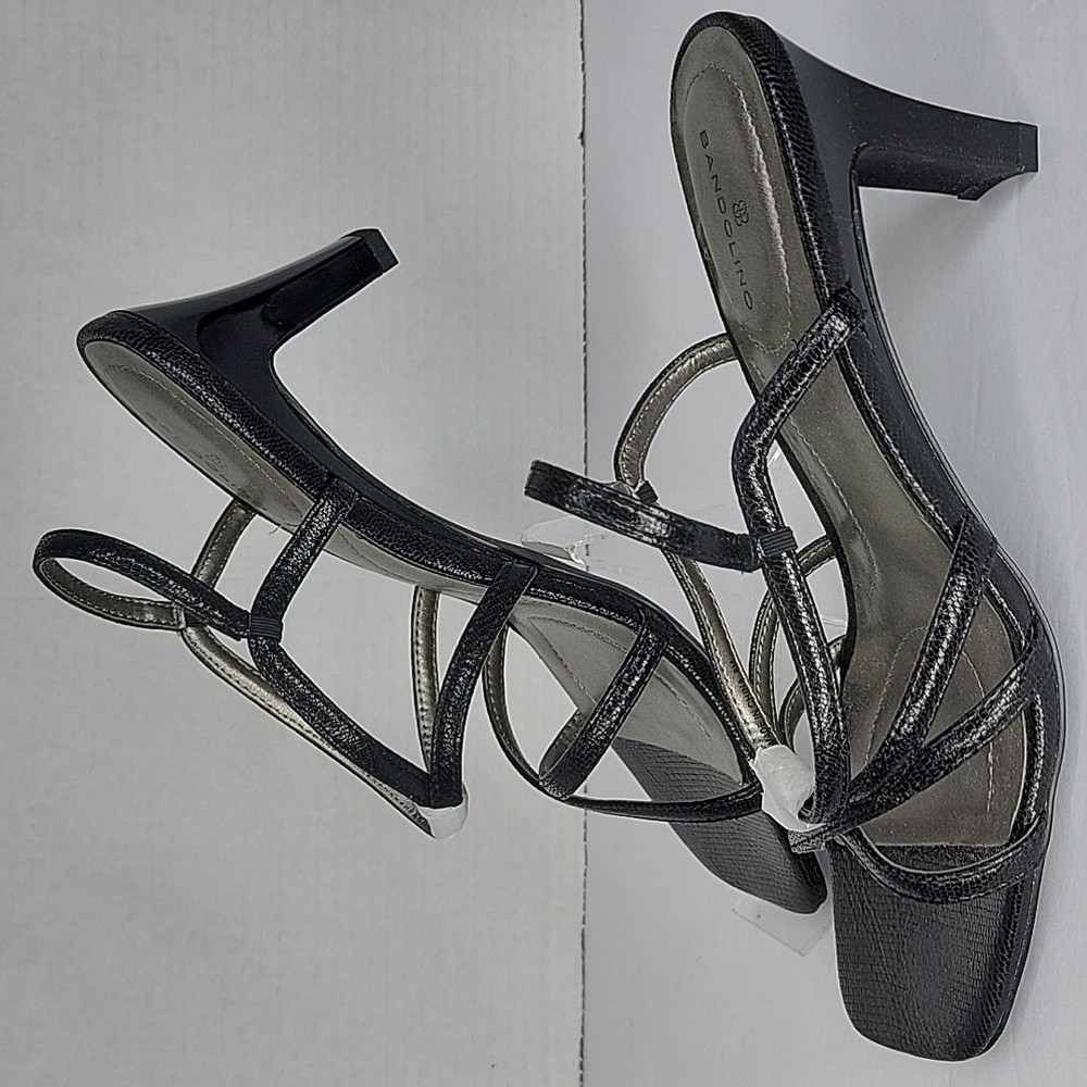Bandolino Women's Black Strappy Heels - Picture 2 of 8